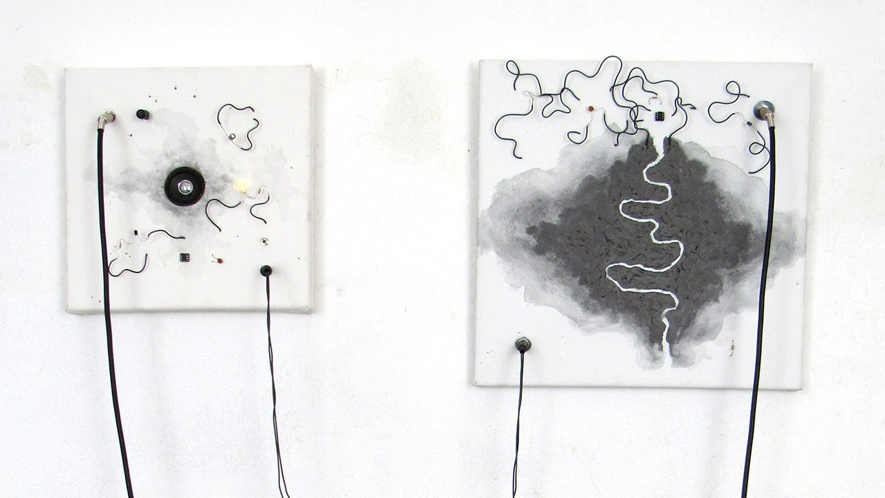 Electrosensible is a set of tactile sound paintings