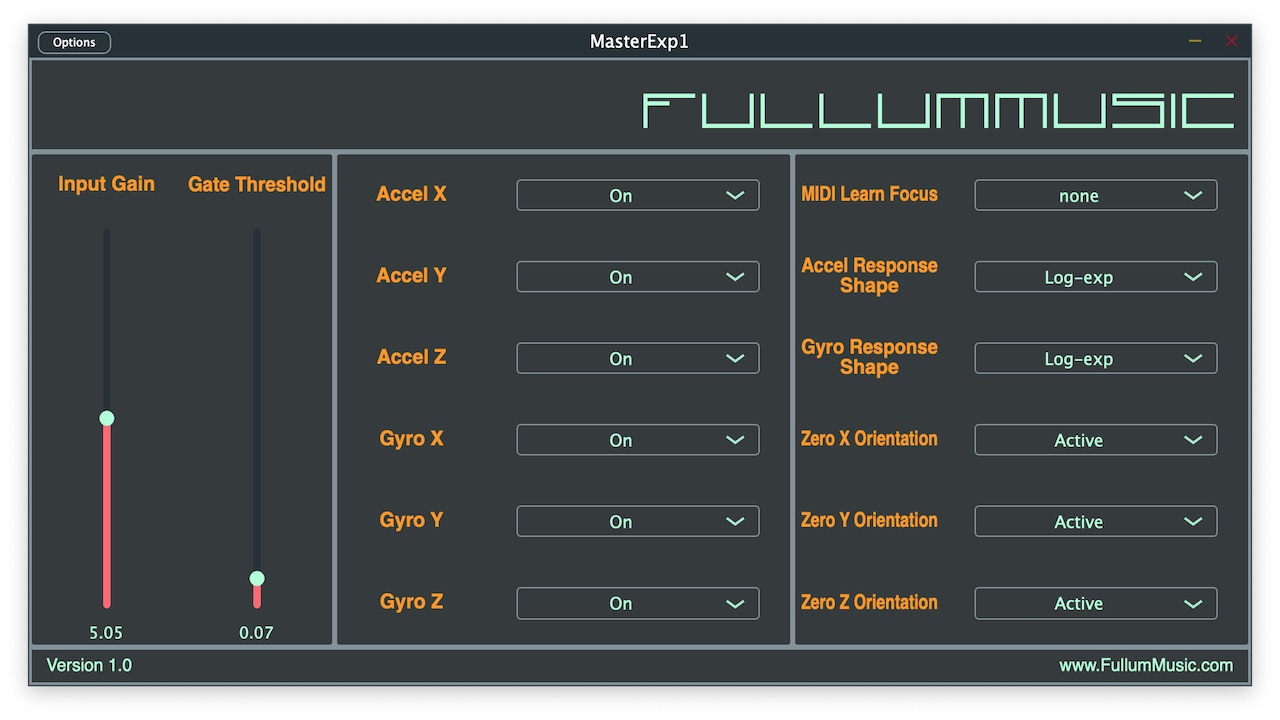 Capturing Sound and Motion to Control Digital Instruments