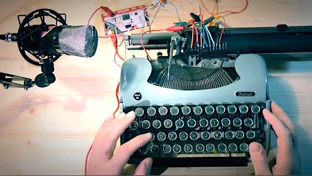 Makey Makey Typewriter Music Machine